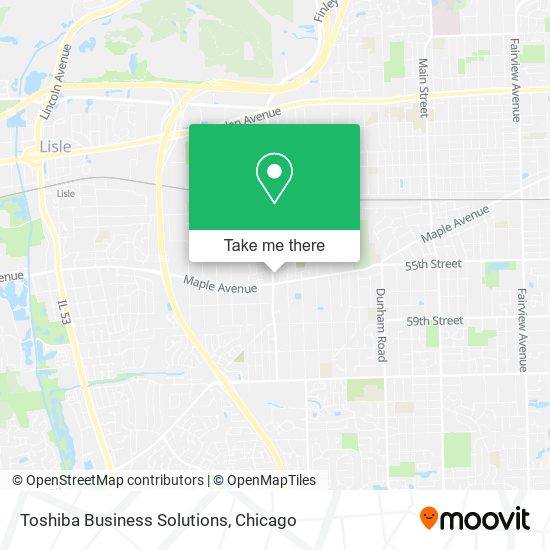 Toshiba Business Solutions map