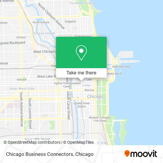 Mapa de Chicago Business Connectors