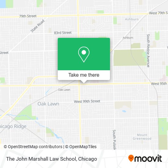 The John Marshall Law School map