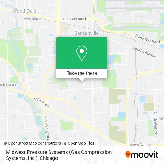 Mapa de Midwest Pressure Systems (Gas Compression Systems, Inc.)