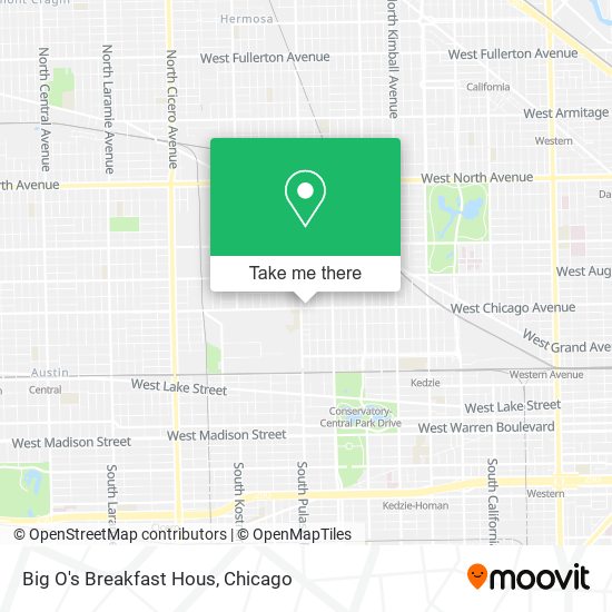 Mapa de Big O's Breakfast Hous