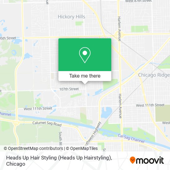 Mapa de Heads Up Hair Styling (Heads Up Hairstyling)