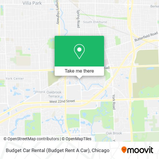 Budget Car Rental (Budget Rent A Car) map