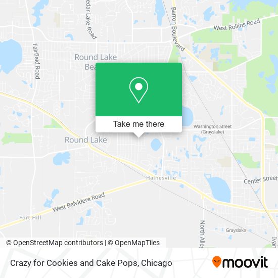 Crazy for Cookies and Cake Pops map