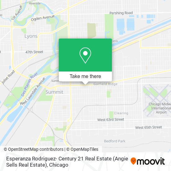 Esperanza Rodriguez- Century 21 Real Estate (Angie Sells Real Estate) map