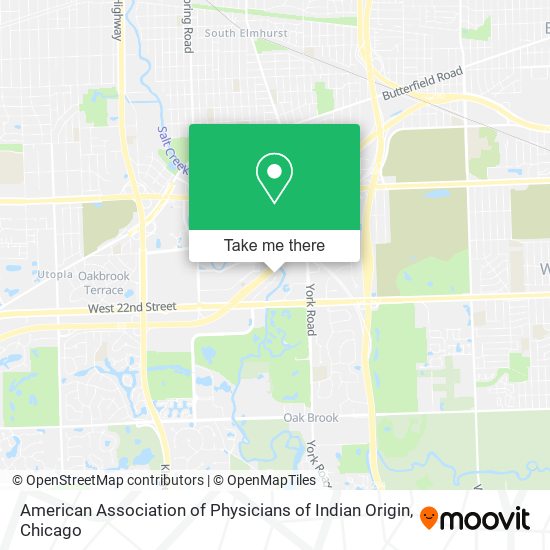 American Association of Physicians of Indian Origin map