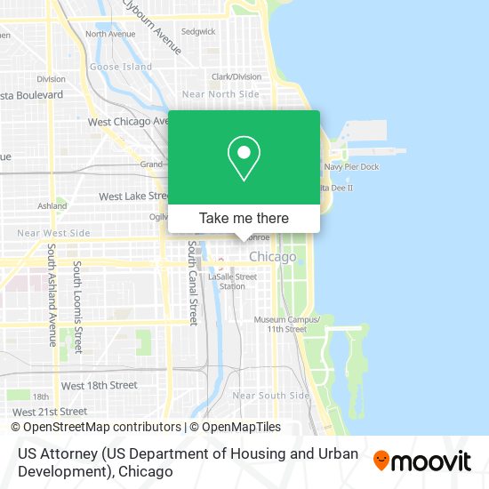 US Attorney (US Department of Housing and Urban Development) map