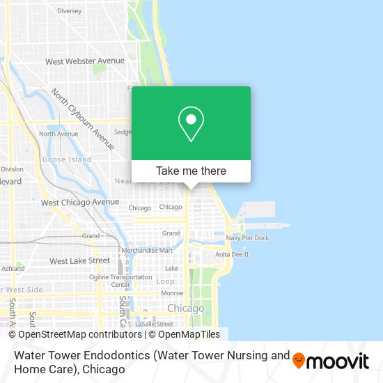 Mapa de Water Tower Endodontics (Water Tower Nursing and Home Care)