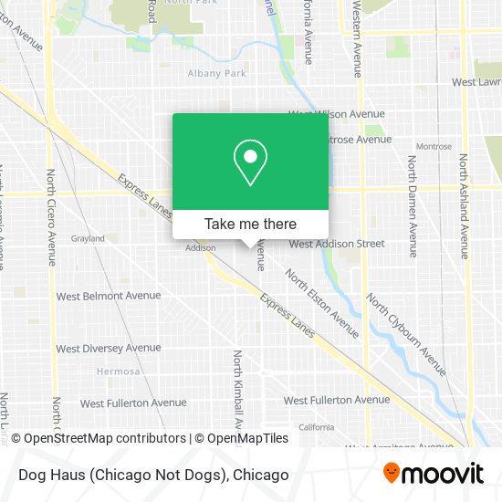 Mapa de Dog Haus (Chicago Not Dogs)