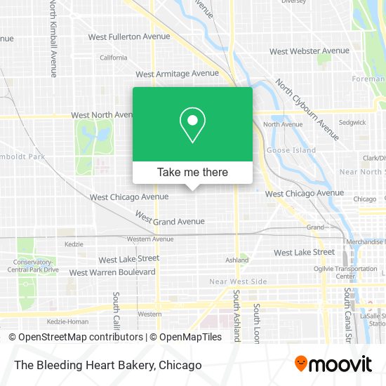 The Bleeding Heart Bakery map