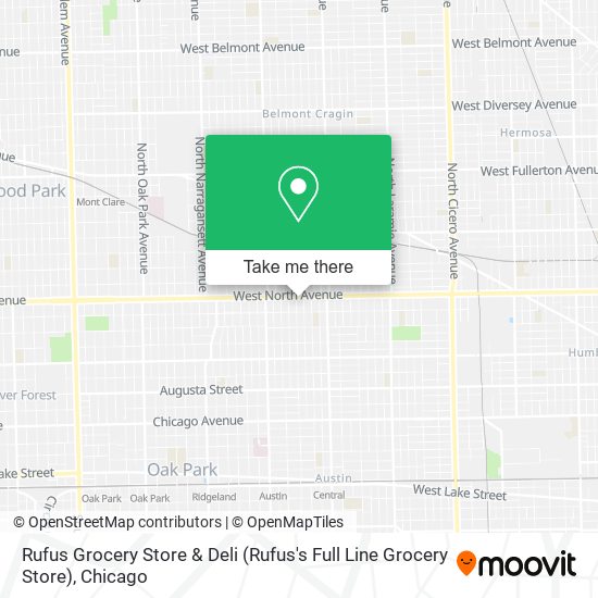 Mapa de Rufus Grocery Store & Deli (Rufus's Full Line Grocery Store)