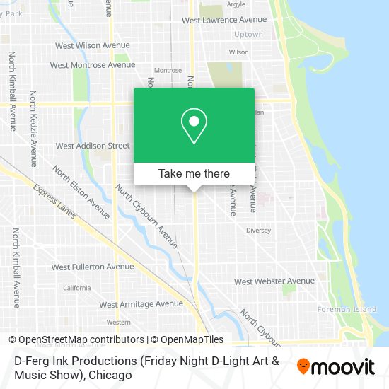 Mapa de D-Ferg Ink Productions (Friday Night D-Light Art & Music Show)