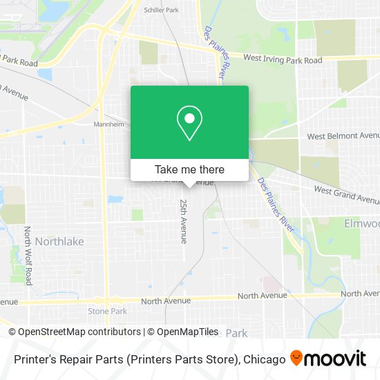 Mapa de Printer's Repair Parts (Printers Parts Store)