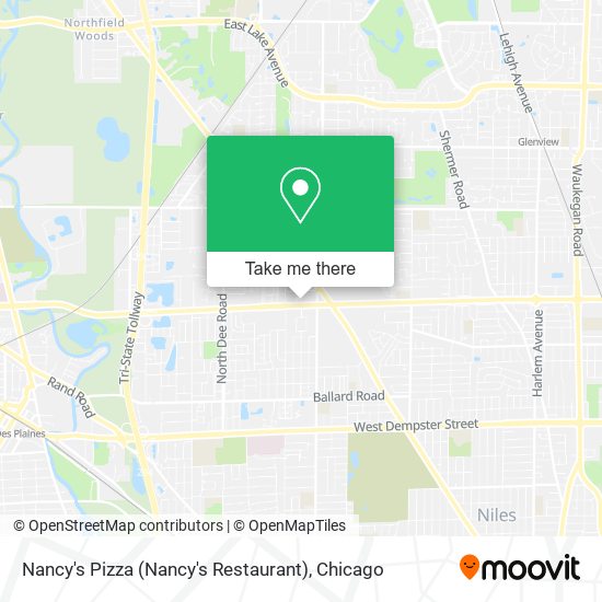 Mapa de Nancy's Pizza (Nancy's Restaurant)