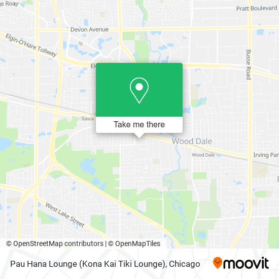 Mapa de Pau Hana Lounge (Kona Kai Tiki Lounge)