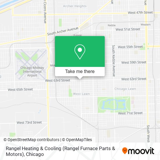 Mapa de Rangel Heating & Cooling (Rangel Furnace Parts & Motors)