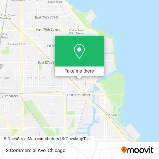 S Commercial Ave map