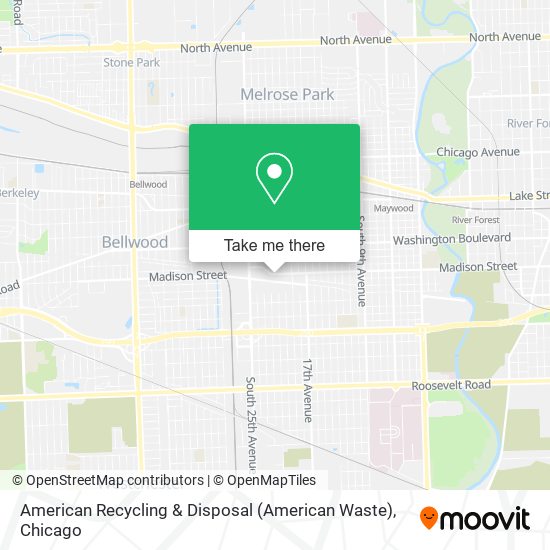 Mapa de American Recycling & Disposal (American Waste)