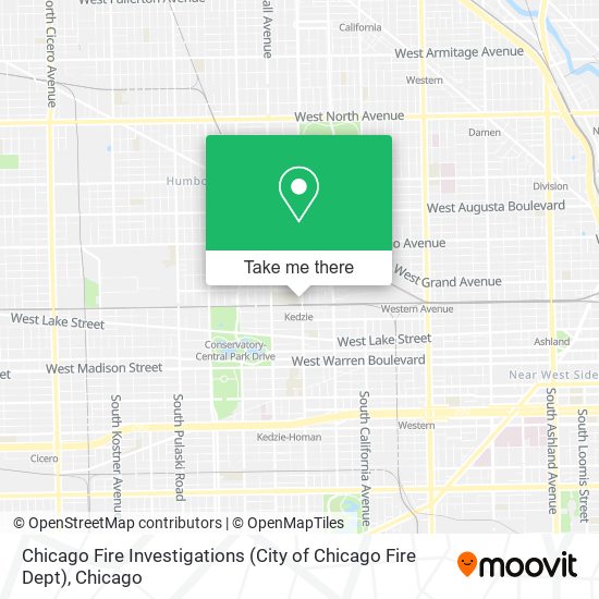 Chicago Fire Investigations (City of Chicago Fire Dept) map