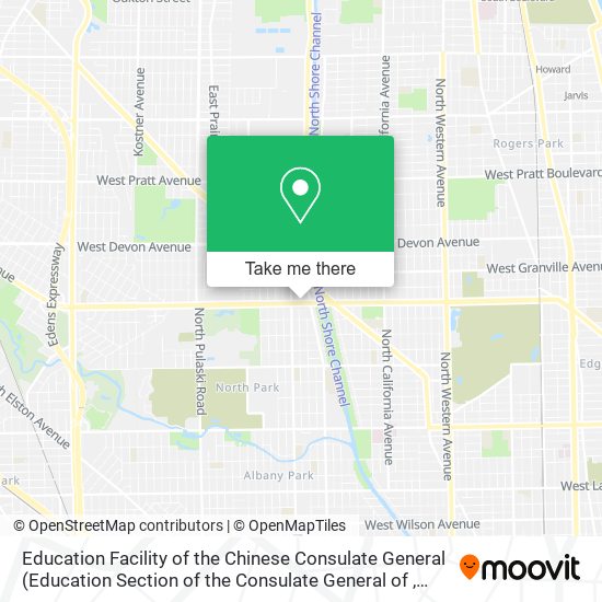 Education Facility of the Chinese Consulate General map