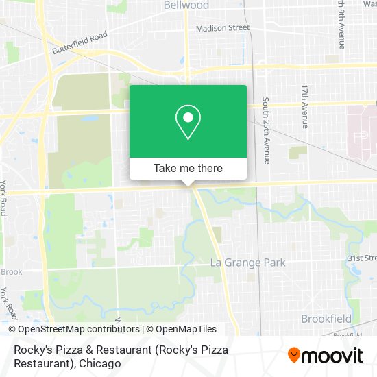 Rocky's Pizza & Restaurant map