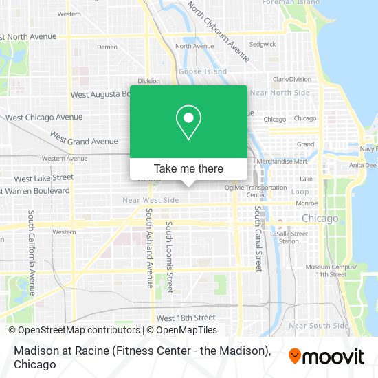 Mapa de Madison at Racine (Fitness Center - the Madison)