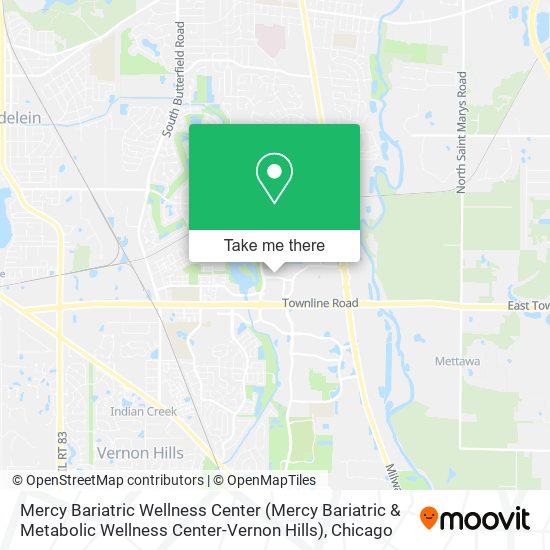 Mercy Bariatric Wellness Center (Mercy Bariatric & Metabolic Wellness Center-Vernon Hills) map