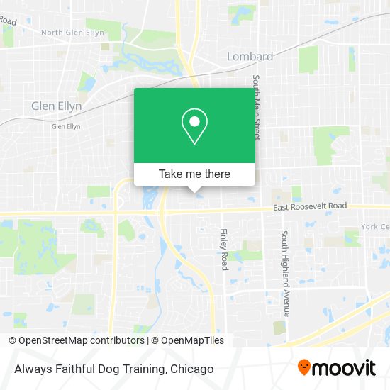 Always Faithful Dog Training map