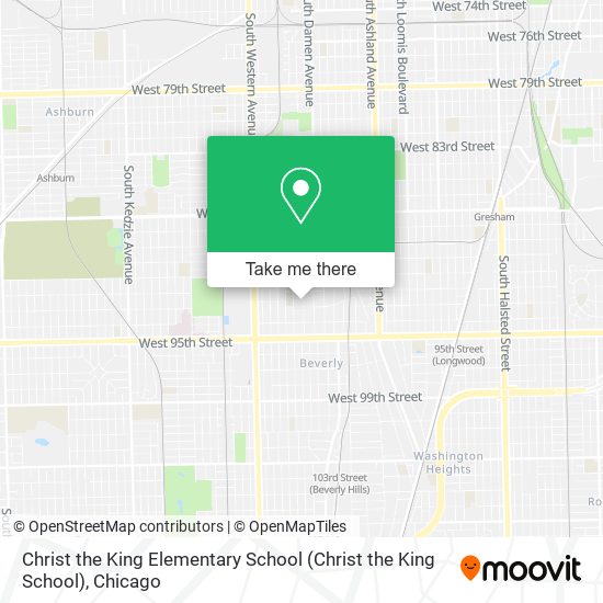 Christ the King Elementary School map