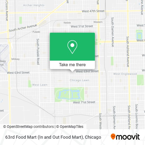 Mapa de 63rd Food Mart (In and Out Food Mart)