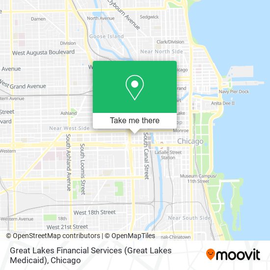Great Lakes Financial Services (Great Lakes Medicaid) map