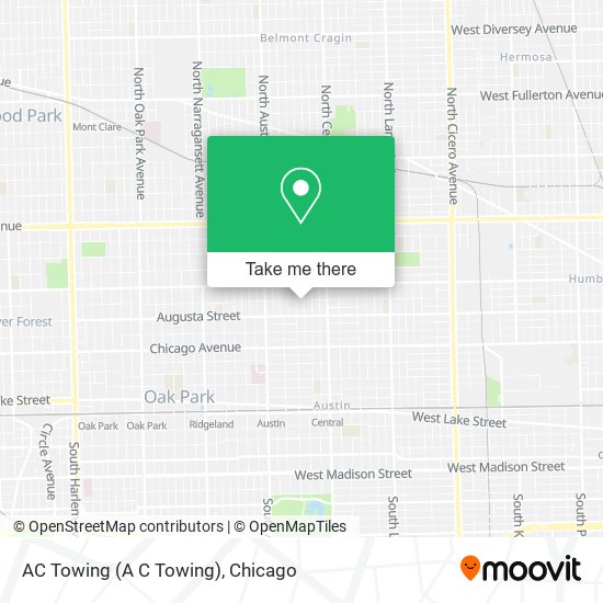 AC Towing (A C Towing) map