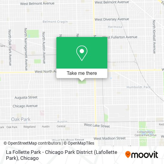 La Follette Park - Chicago Park District (Lafollette Park) map