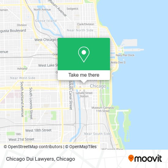 Chicago Dui Lawyers map