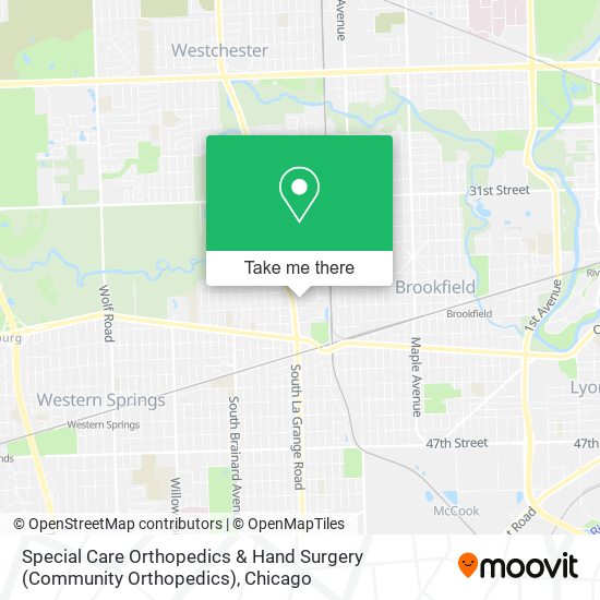Special Care Orthopedics & Hand Surgery (Community Orthopedics) map