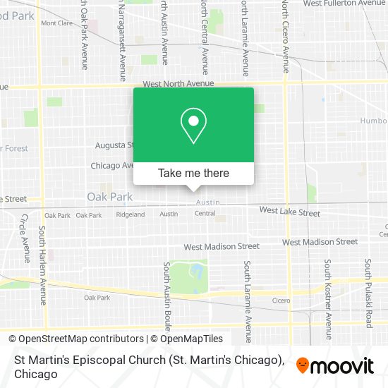 Mapa de St Martin's Episcopal Church (St. Martin's Chicago)