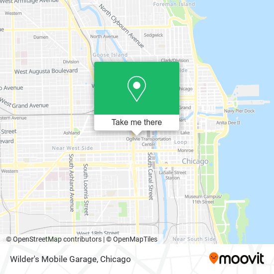 Wilder's Mobile Garage map