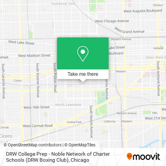 Mapa de DRW College Prep - Noble Network of Charter Schools (DRW Boxing Club)