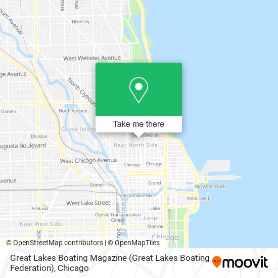 Great Lakes Boating Magazine map