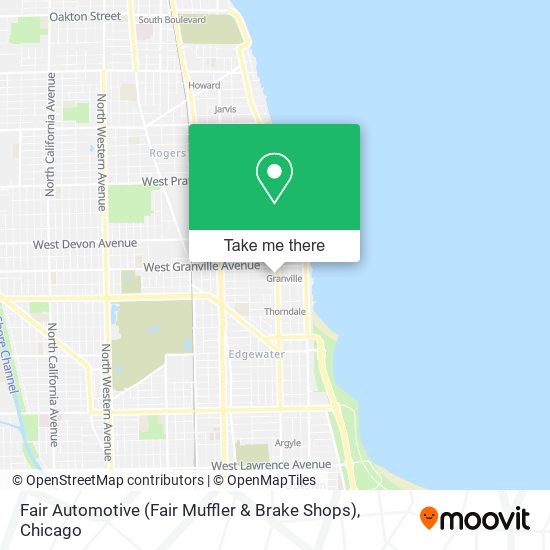 Mapa de Fair Automotive (Fair Muffler & Brake Shops)