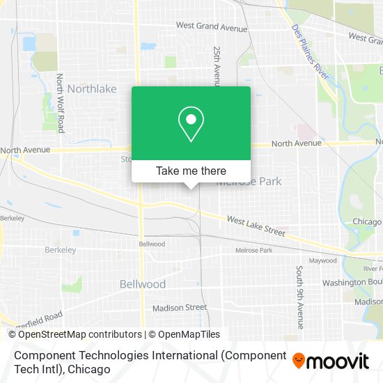 Mapa de Component Technologies International (Component Tech Intl)