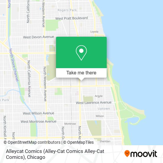Alleycat Comics (Alley-Cat Comics Alley-Cat Comics) map