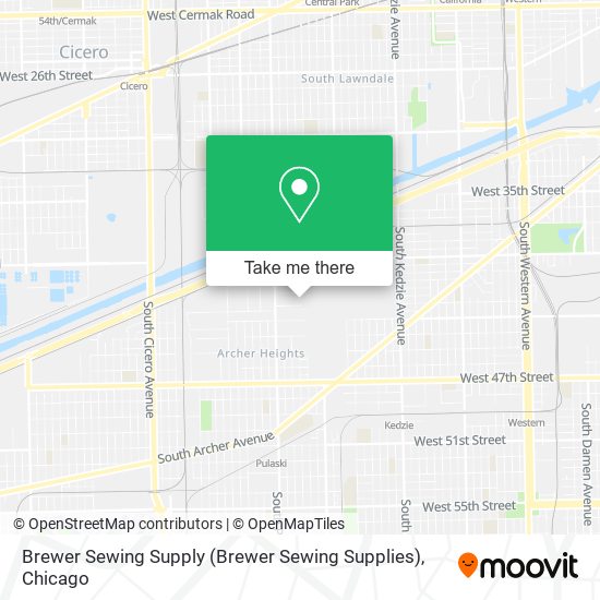 Brewer Sewing Supply (Brewer Sewing Supplies) map