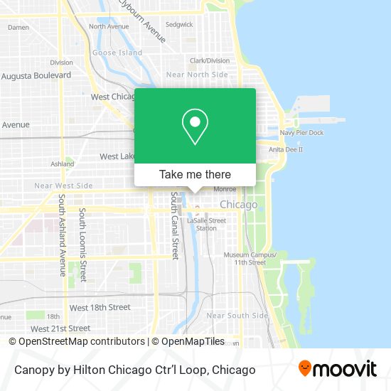 Mapa de Canopy by Hilton Chicago Ctr’l Loop