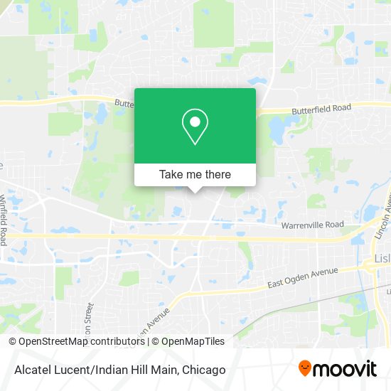 Alcatel Lucent / Indian Hill Main map