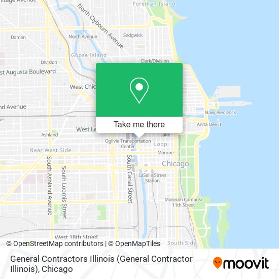 Mapa de General Contractors Illinois (General Contractor Illinois)