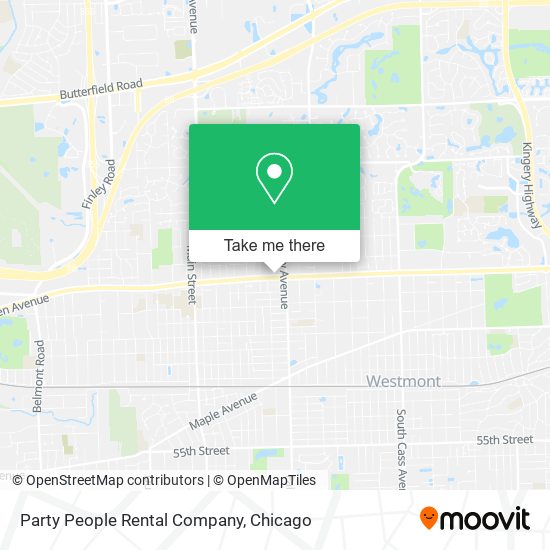 Party People Rental Company map