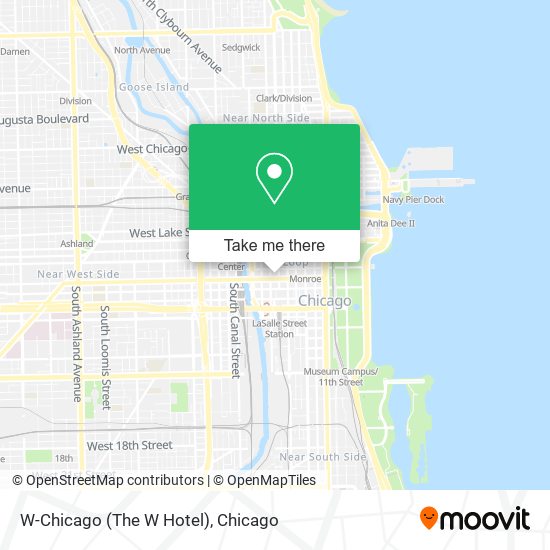 Mapa de W-Chicago (The W Hotel)