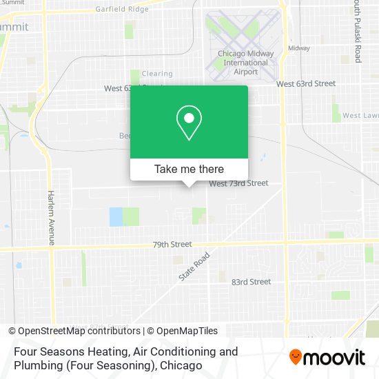 Four Seasons Heating, Air Conditioning and Plumbing (Four Seasoning) map