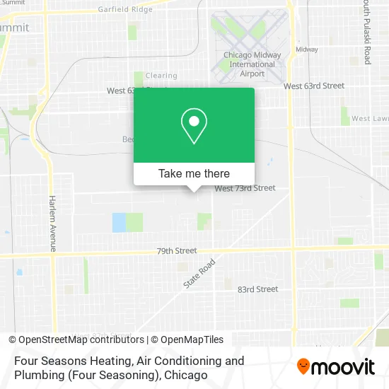 Four Seasons Heating, Air Conditioning and Plumbing (Four Seasoning) map